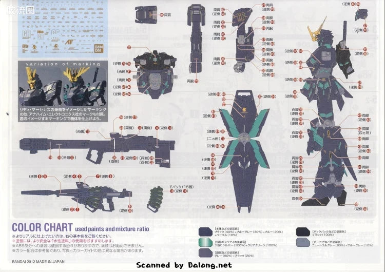 P-Bandai MG 1/100 RX-0 Unicorn Gundam 02 Banshee Ver.Ka (Final Battle Ver.)