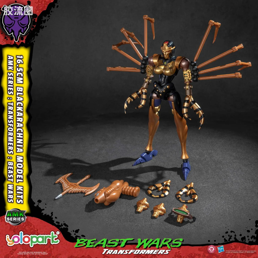 YOLOPARK Transformers Beast Wars Amk Series Blackarachnia Model Kit