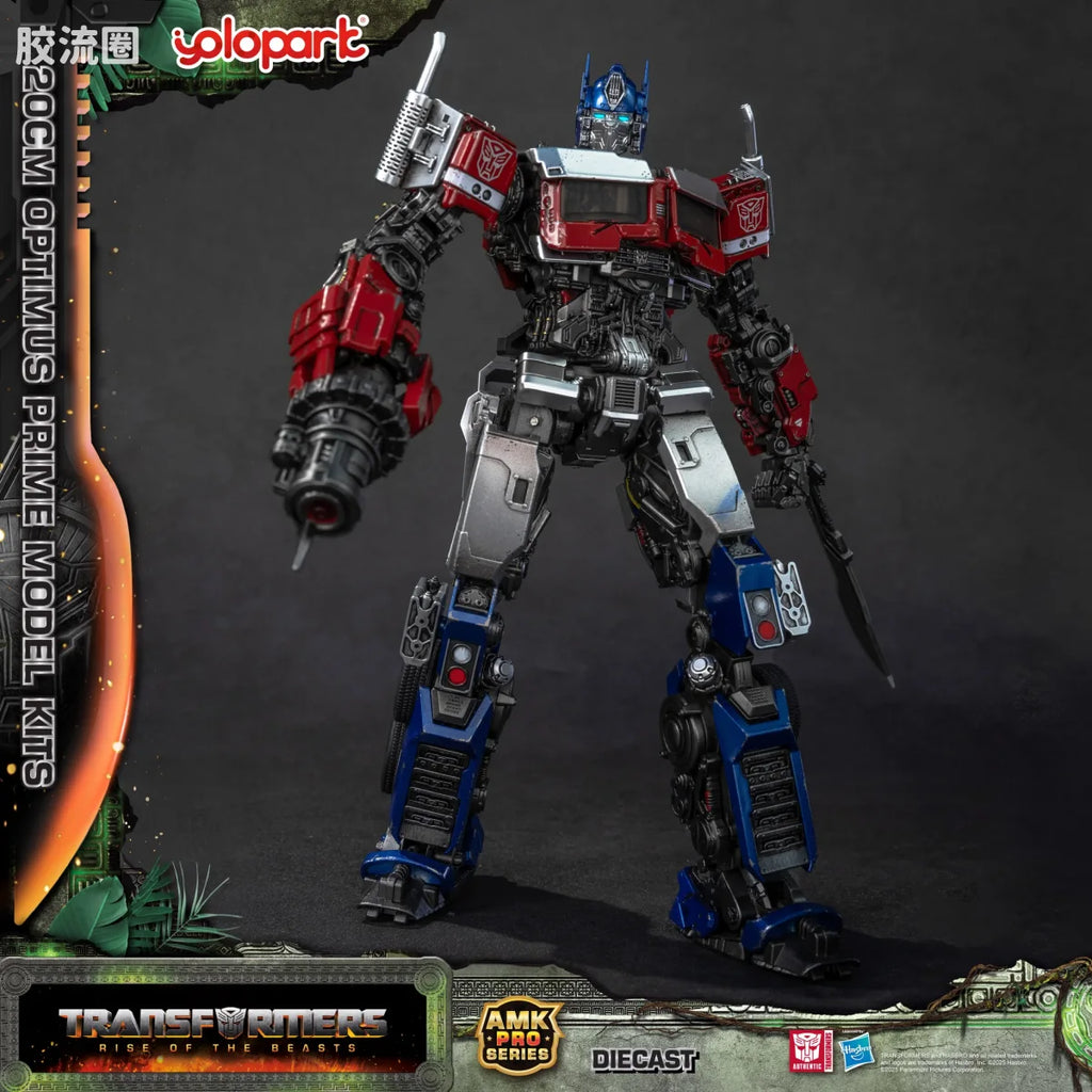 YOLOPARK Transformers Rise Of The Beasts Amk Pro Series 20cm Optimus Prime Model Kit