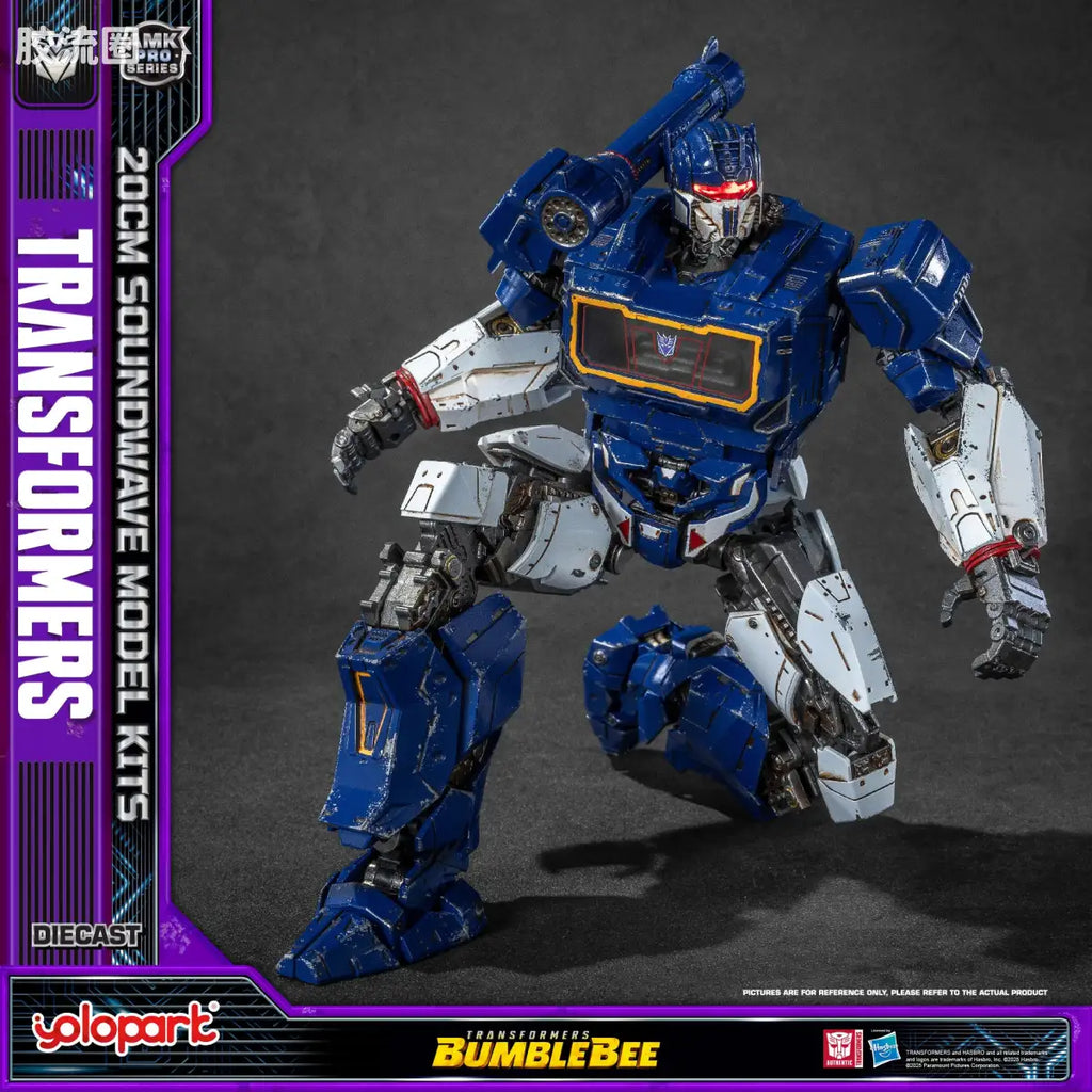 YOLOPARK Transformers Bumblebee Amk Pro Series 20cm Soundwave Model Kit