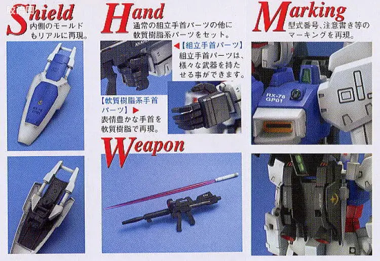 Bandai MG 1/100 RX-78GP01 Gundam GP01