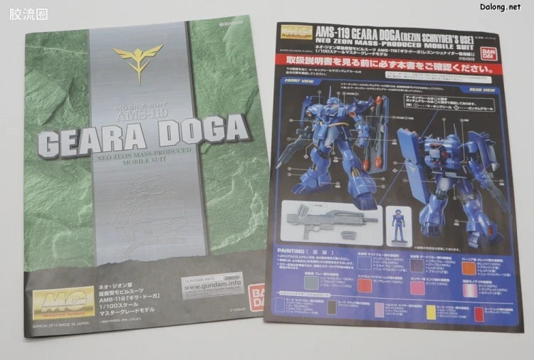 P-Bandai MG 1/100 AMS-119 Geara Doga (Rezin Schnyder Custom)