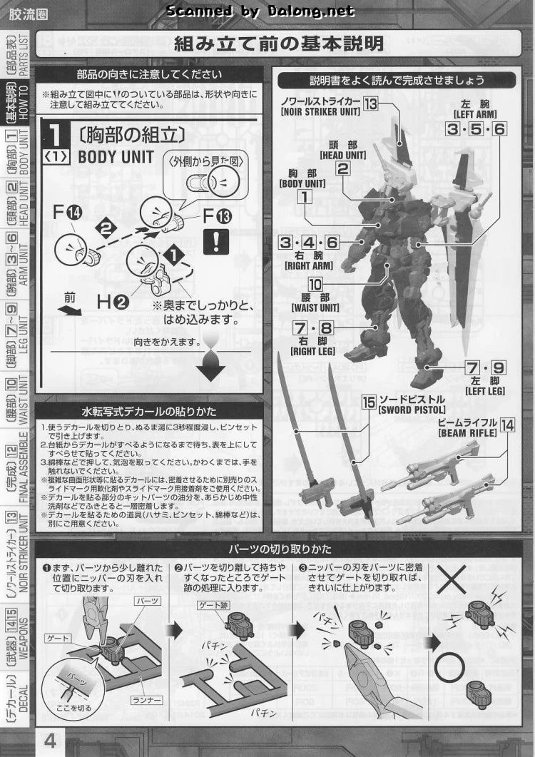 P-Bandai MG 1/100 Gundam Astray Noir