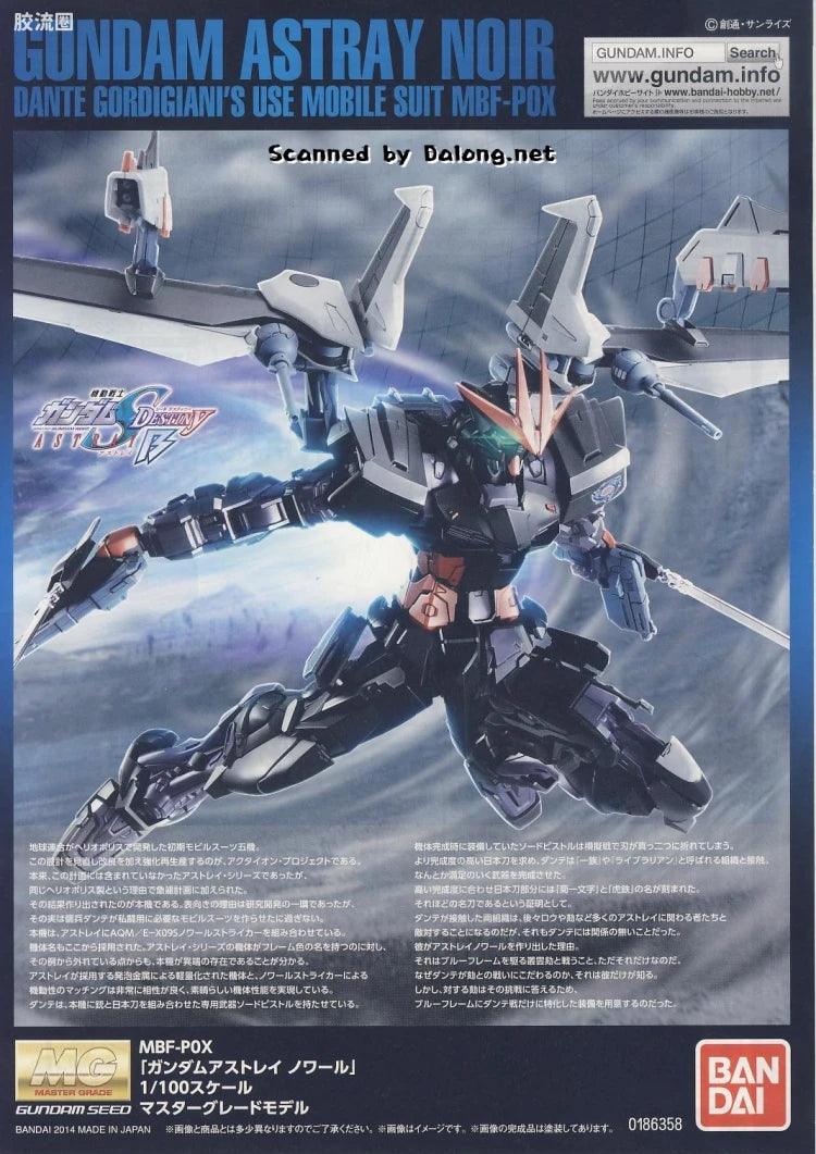 P-Bandai MG 1/100 Gundam Astray Noir