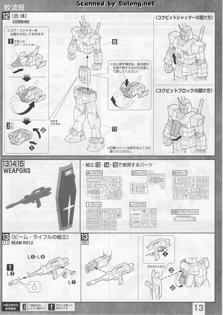 P-Bandai MG 1/100 RX-78-1 Prototype Gundam
