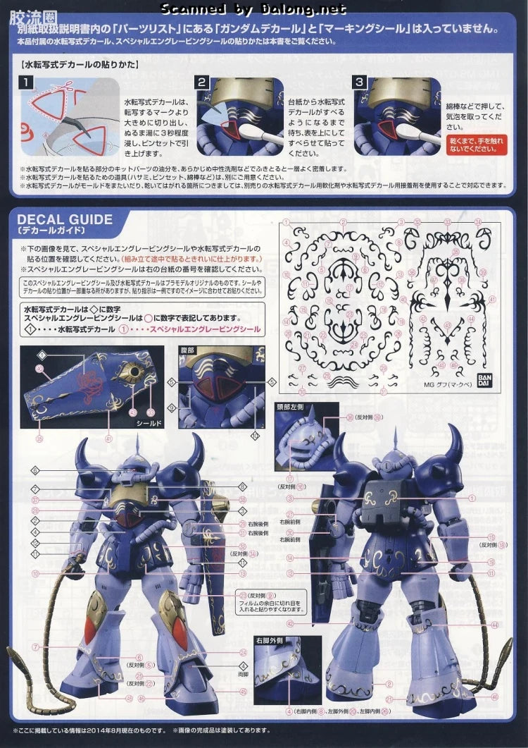 P-Bandai MG 1/100 M'Quve's Gouf