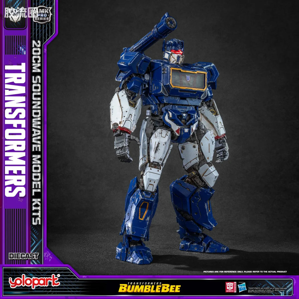YOLOPARK Transformers Bumblebee Amk Pro Series 20cm Soundwave Model Kit