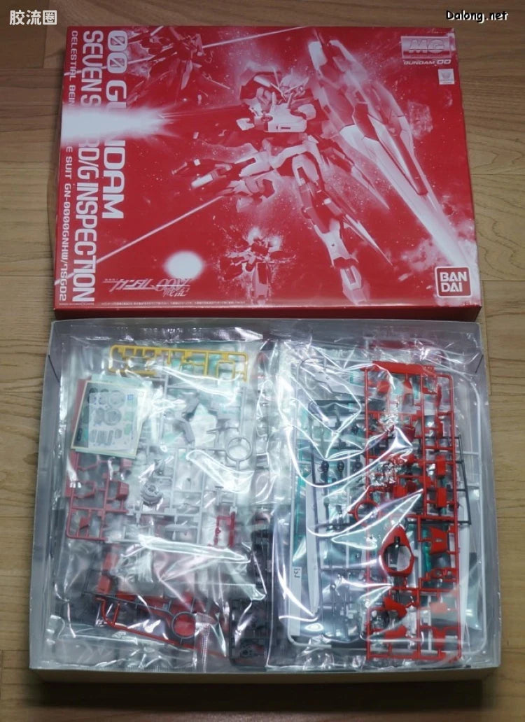 P-Bandai MG 1/100 00 Gundam Seven Sword/G Inspection