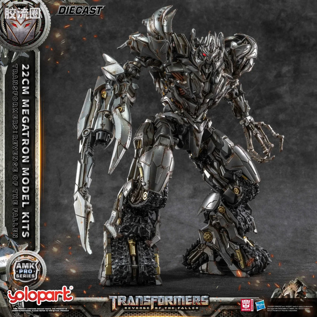 YOLOPARK Amk Pro Series Transformers Revenge Of The Fallen 22cm Megatron Model Kits