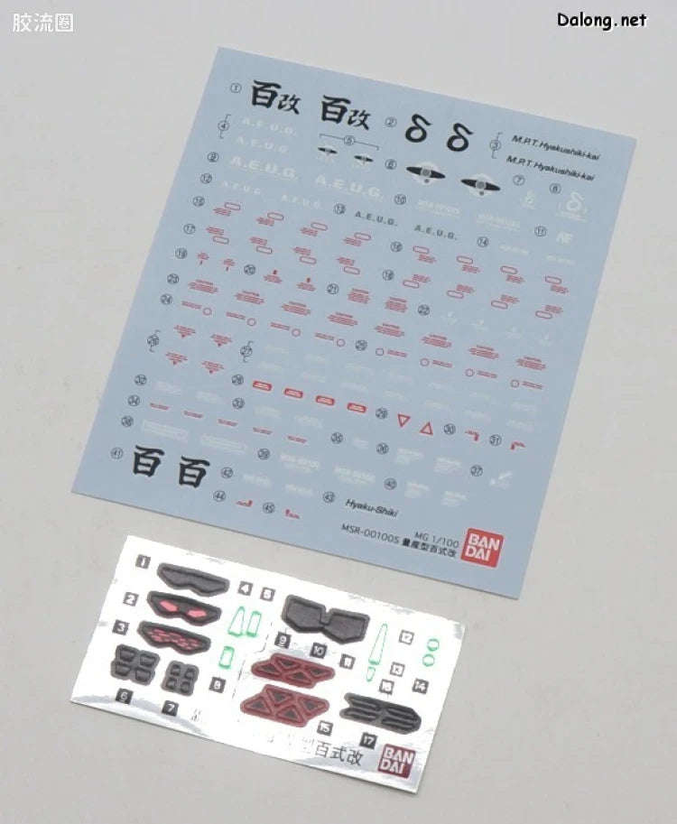 P-Bandai MG 1/100 MSR-100S Mass-Produced Hyakushiki-Kai
