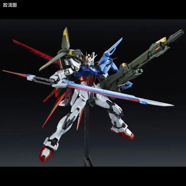 P-Bandai MG 1/100 GAT-X105+AQM/E-YM1 Perfect Strike Gundam (Special Coating Ver.)