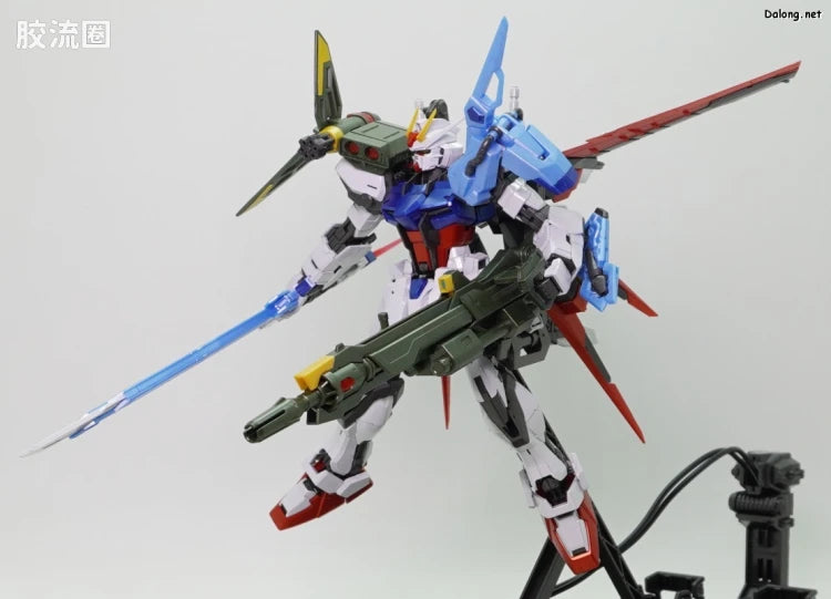 P-Bandai MG 1/100 GAT-X105+AQM/E-YM1 Perfect Strike Gundam (Special Coating Ver.)