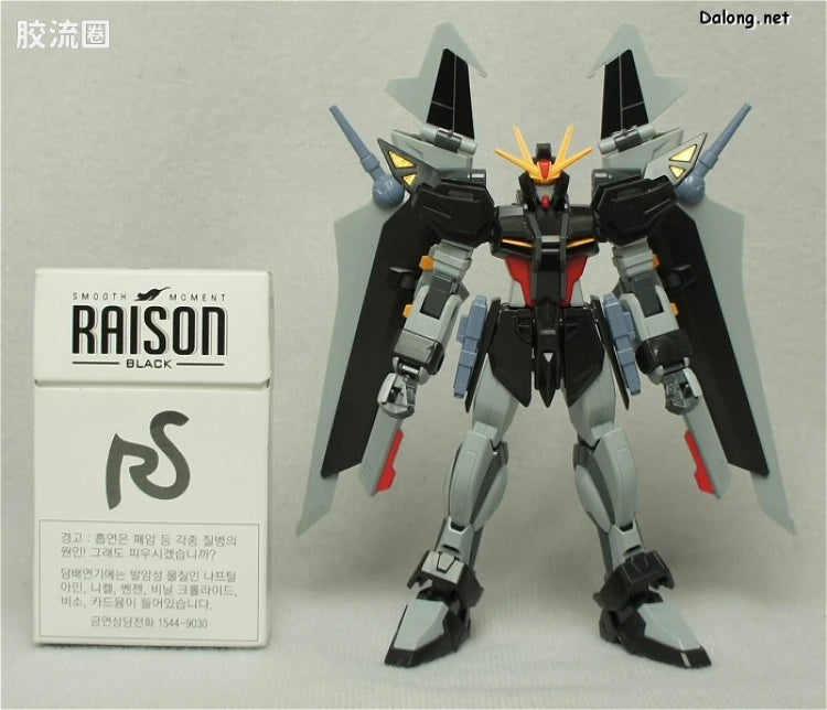 HG SEED 1/144 41 GAT-X105E+AQM/E-X09S 漆黑强袭高达