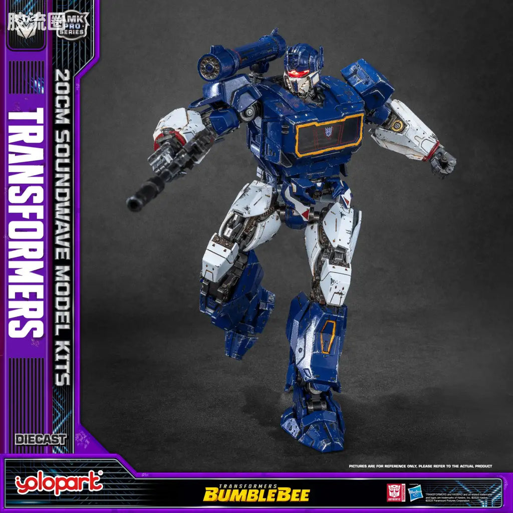 YOLOPARK Transformers Bumblebee Amk Pro Series 20cm Soundwave Model Kit