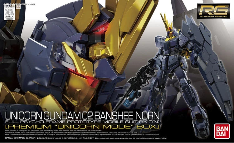 RG 1/144 Unicorn Gundam 02 Banshee Norn
