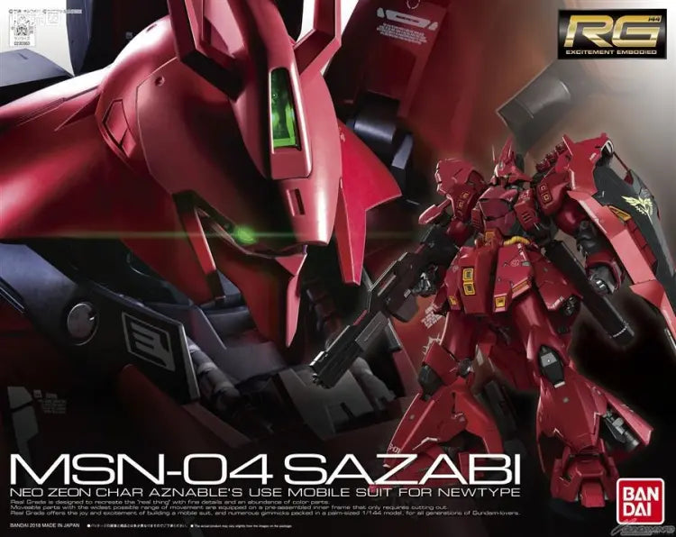RG 1/144 MSN-04 Sazabi