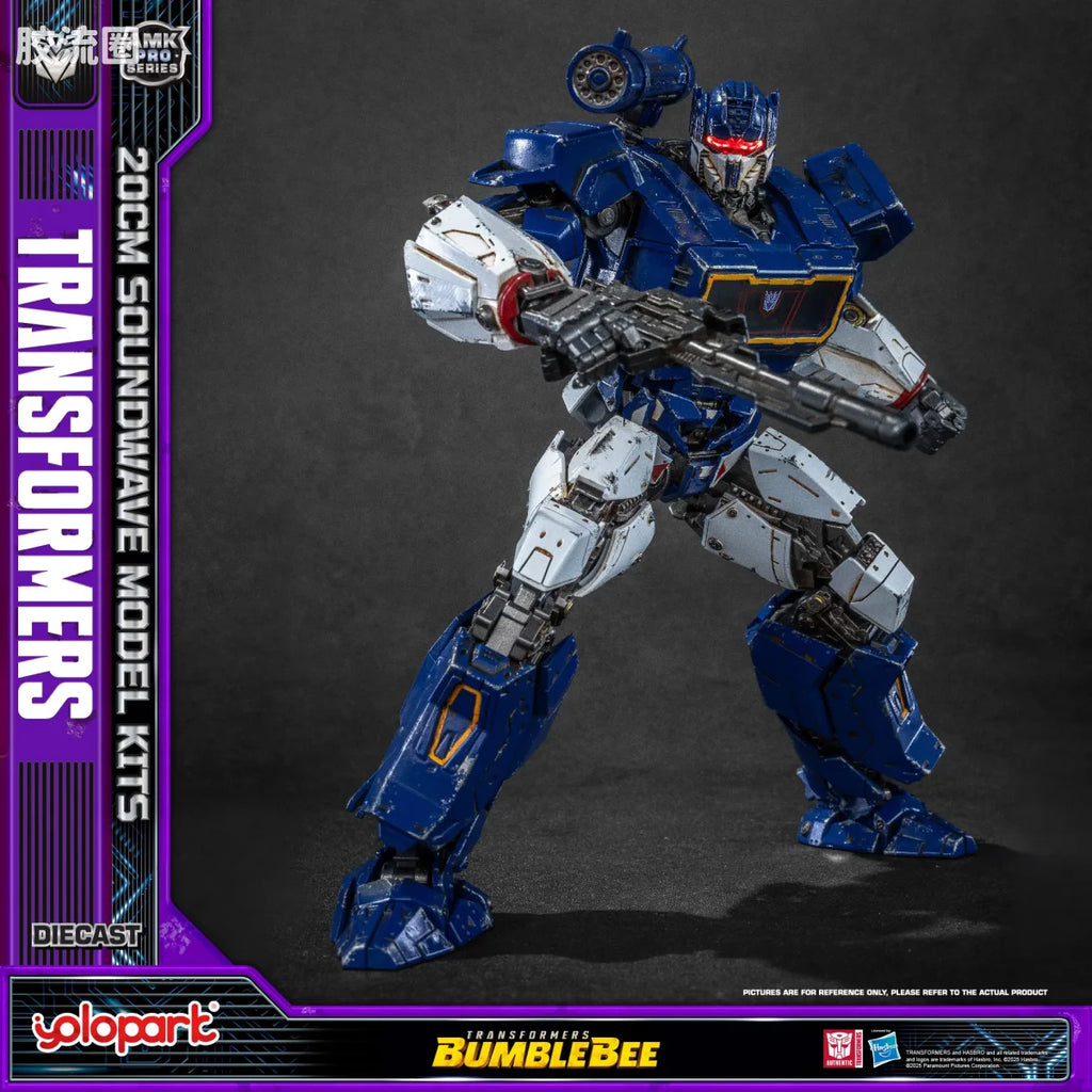 YOLOPARK Transformers Bumblebee Amk Pro Series 20cm Soundwave Model Kit