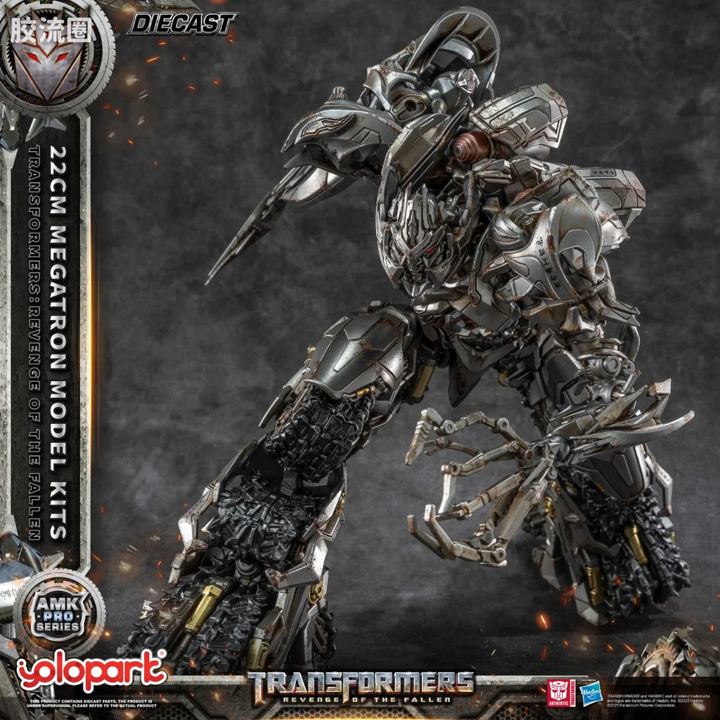 YOLOPARK Amk Pro Series Transformers Revenge Of The Fallen 22cm Megatron Model Kits