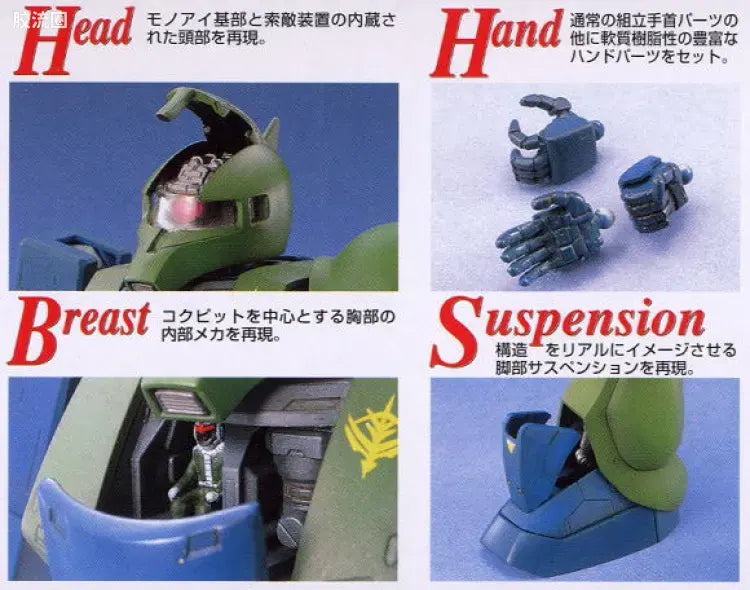 Bandai MG 1/100 MS-05B Zaku I