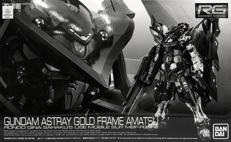 P-Bandai RG 1/144 MBF-P01-Re Gundam Astray Gold Frame Amatsu