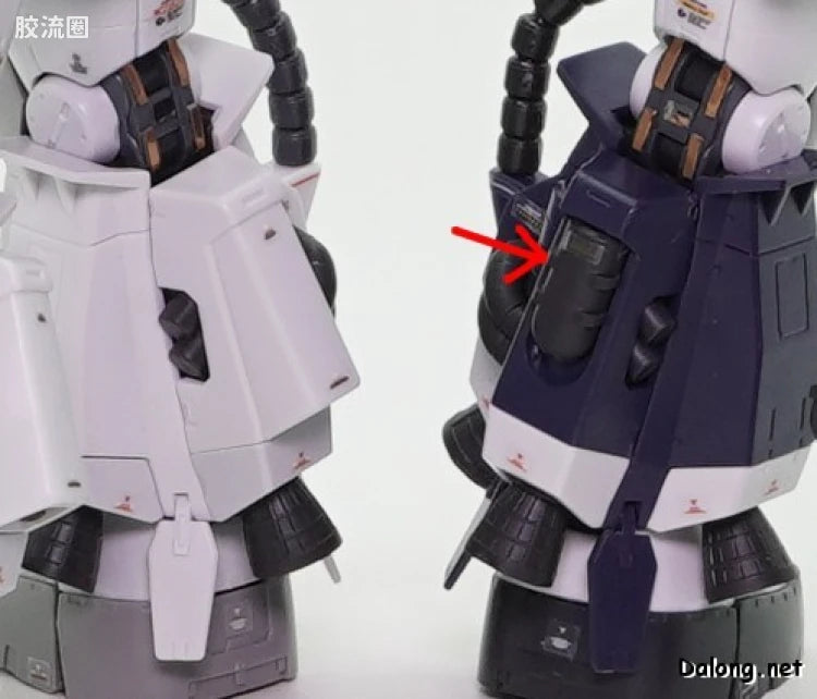 P-Bandai RG 1/144 MS-06R-1A Black Tri-Stars Zaku II