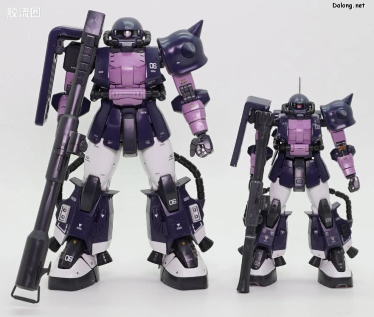 P-Bandai RG 1/144 MS-06R-1A Black Tri-Stars Zaku II