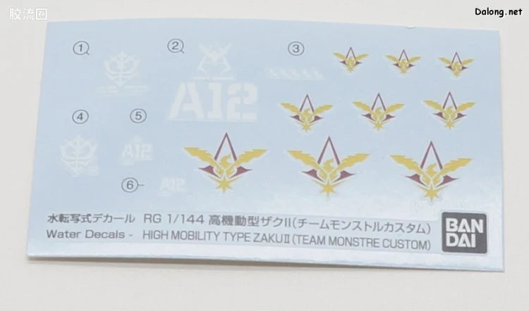 P-Bandai RG 1/144 High Mobility Type Zaku II (Team Monstre Custom)