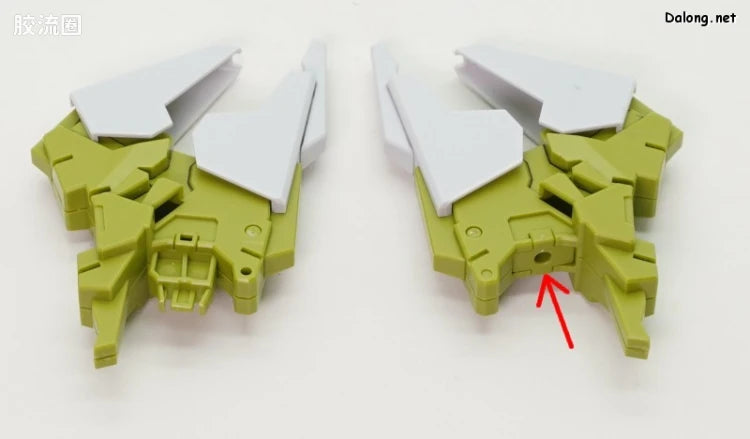 RG 1/144 Shiranui Unit for Akatsuki Gundam & Connecting Parts for HG Zeus Silhouette