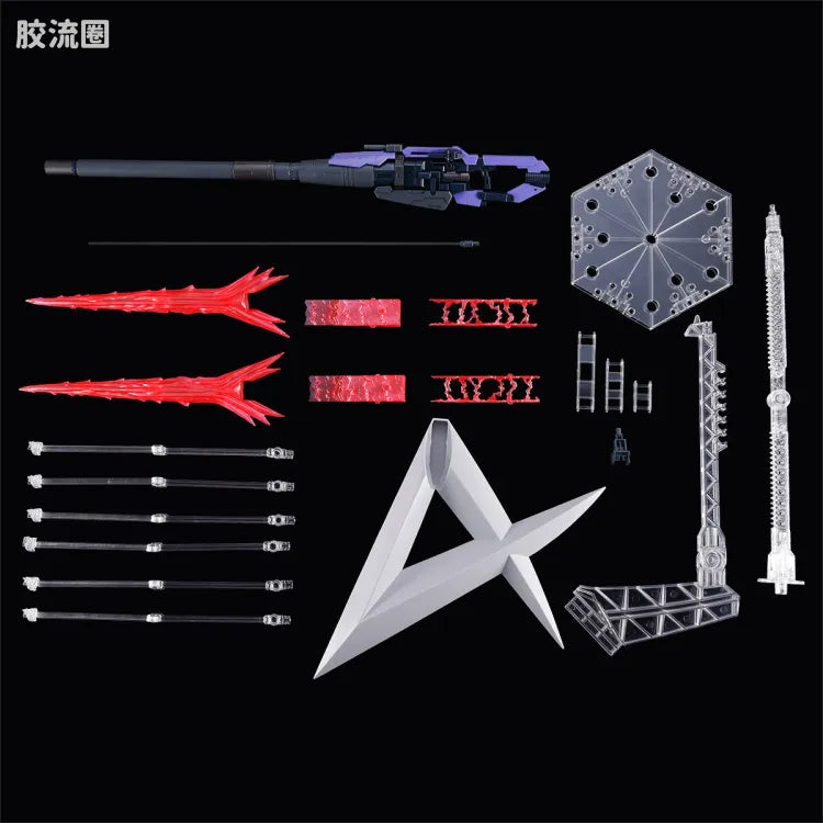 RG 1/144 Hyper Mega Bazooka Launcher & Fin Funnel Display Set for Hi-Nu Gundam