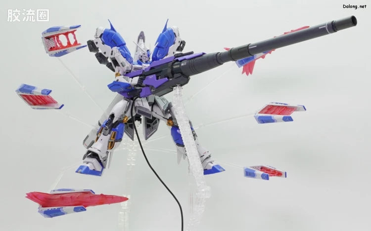 RG 1/144 Hyper Mega Bazooka Launcher & Fin Funnel Display Set for Hi-Nu Gundam