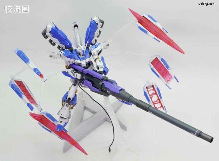 RG 1/144 Hyper Mega Bazooka Launcher & Fin Funnel Display Set for Hi-Nu Gundam