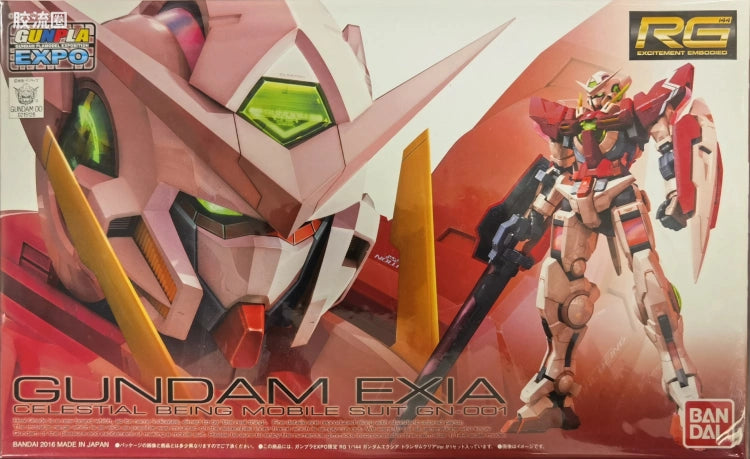 P-Bandai RG 1/144 Gundam Exia [Trans-Am Clear]