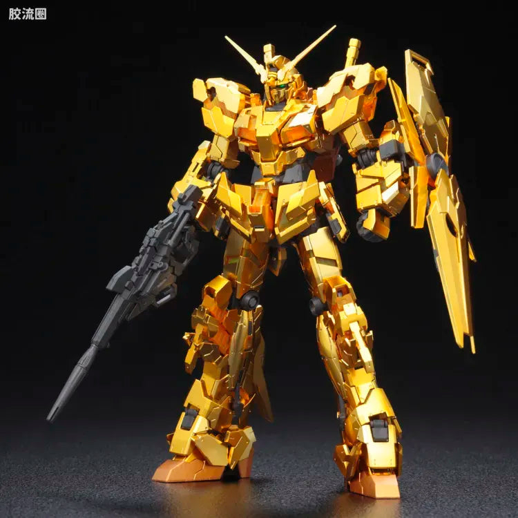P-Bandai RG 1/144 Unicorn Gundam [Gold Coating]