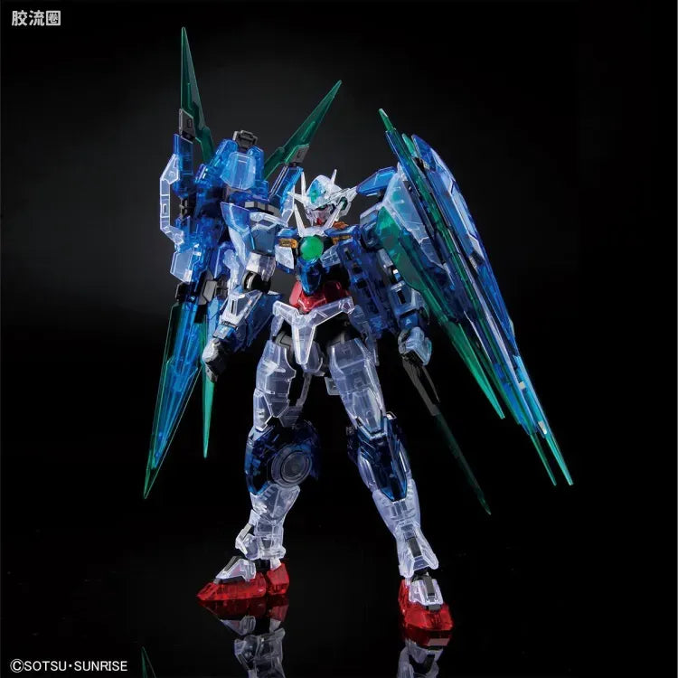 P-Bandai RG 1/144 00 Qan[T] Full Saber [Clear Color]