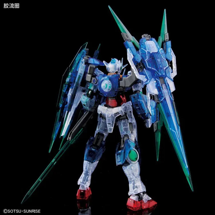 P-Bandai RG 1/144 00 Qan[T] Full Saber [Clear Color]
