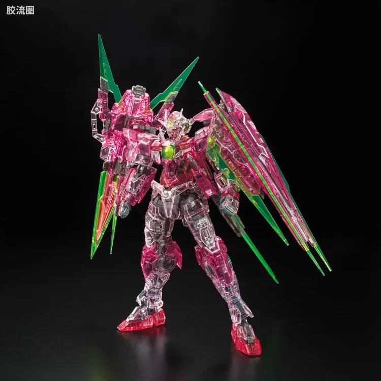 Bandai RG 1/144 GNT-0000/FS 00 Qan[T] Full Saber [Trans-Am Clear]