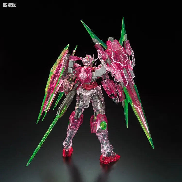 Bandai RG 1/144 GNT-0000/FS 00 Qan[T] Full Saber [Trans-Am Clear]