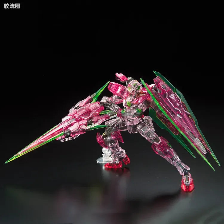 Bandai RG 1/144 GNT-0000/FS 00 Qan[T] Full Saber [Trans-Am Clear]