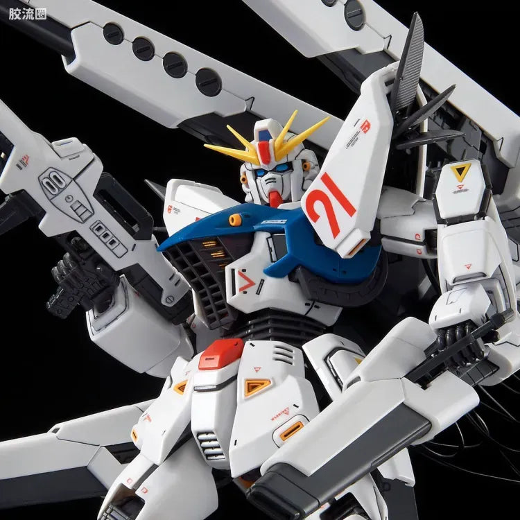 P-Bandai MG 1/100 Gundam F91 Ver.2.0 with Back Cannon & Twin Vesbar