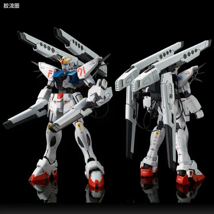 P-Bandai MG 1/100 Gundam F91 Ver.2.0 with Back Cannon & Twin Vesbar