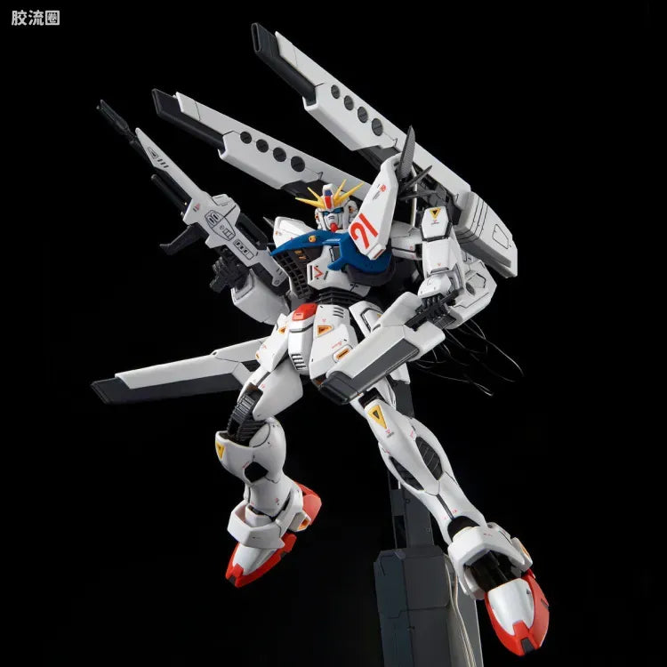 P-Bandai MG 1/100 Gundam F91 Ver.2.0 with Back Cannon & Twin Vesbar
