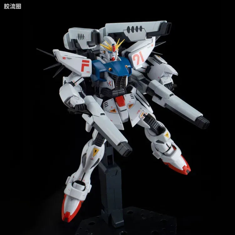 P-Bandai MG 1/100 Gundam F91 Ver.2.0 with Back Cannon & Twin Vesbar