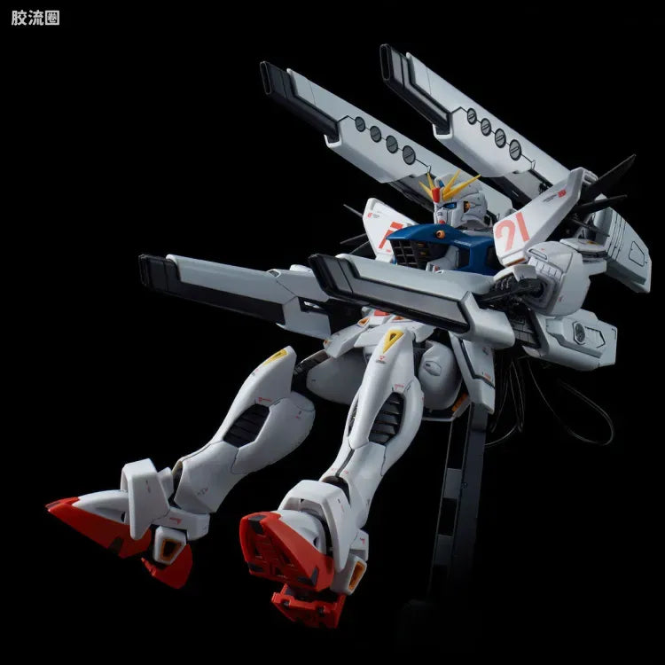 P-Bandai MG 1/100 Gundam F91 Ver.2.0 with Back Cannon & Twin Vesbar
