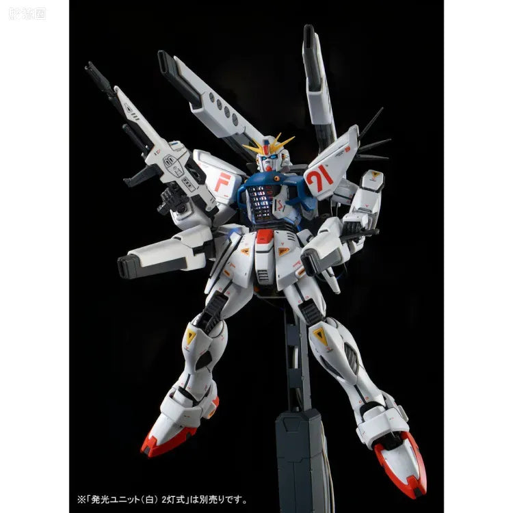 P-Bandai MG 1/100 Gundam F91 Ver.2.0 with Back Cannon & Twin Vesbar