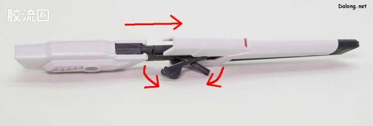 P-Bandai MG 1/100 Gundam F91 Ver.2.0 with Back Cannon & Twin Vesbar