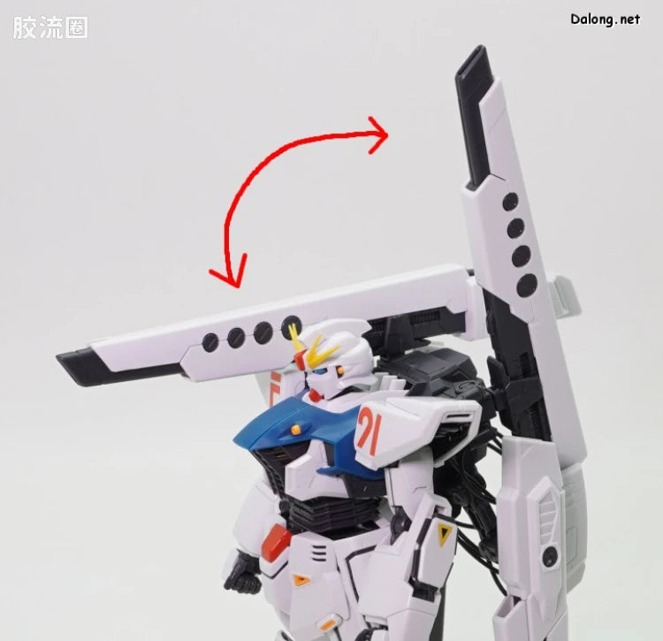 P-Bandai MG 1/100 Gundam F91 Ver.2.0 with Back Cannon & Twin Vesbar