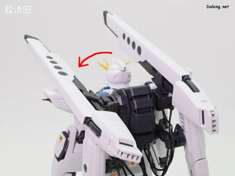 P-Bandai MG 1/100 Gundam F91 Ver.2.0 with Back Cannon & Twin Vesbar