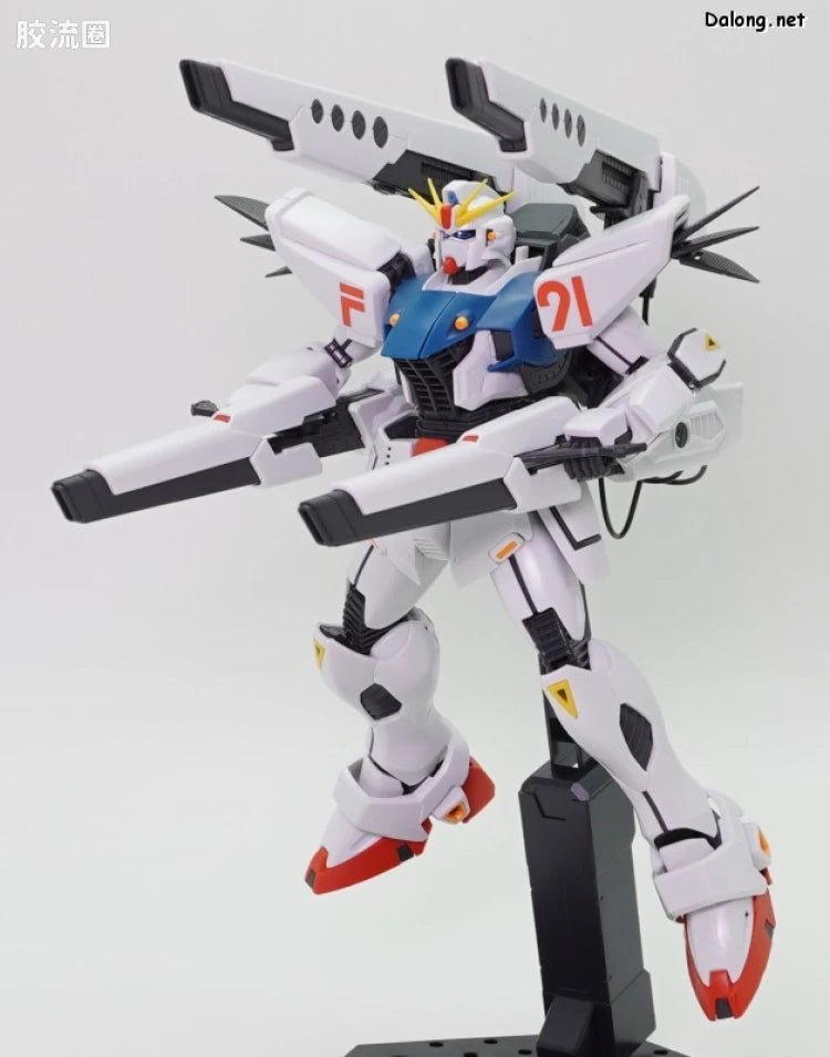 P-Bandai MG 1/100 Gundam F91 Ver.2.0 with Back Cannon & Twin Vesbar
