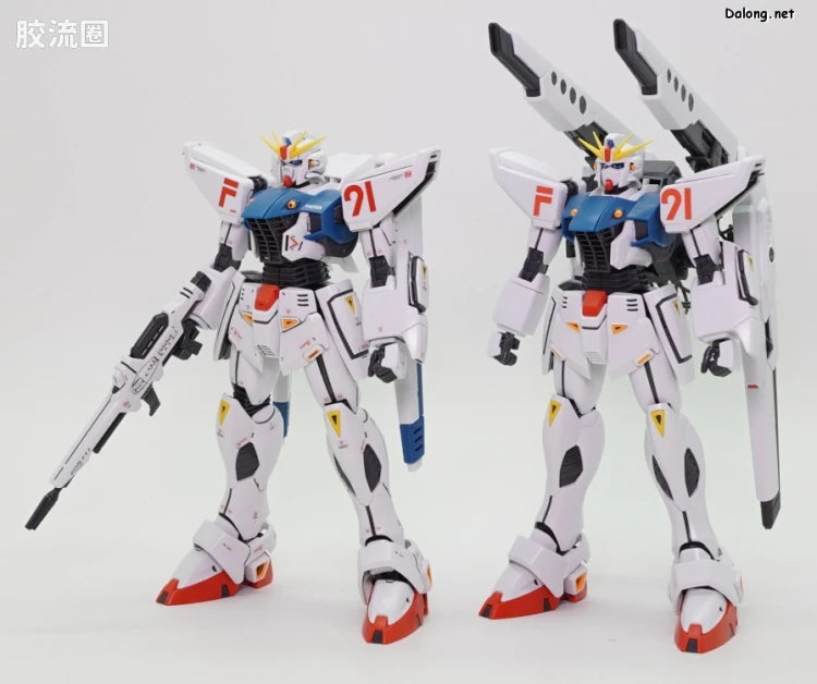 P-Bandai MG 1/100 Gundam F91 Ver.2.0 with Back Cannon & Twin Vesbar