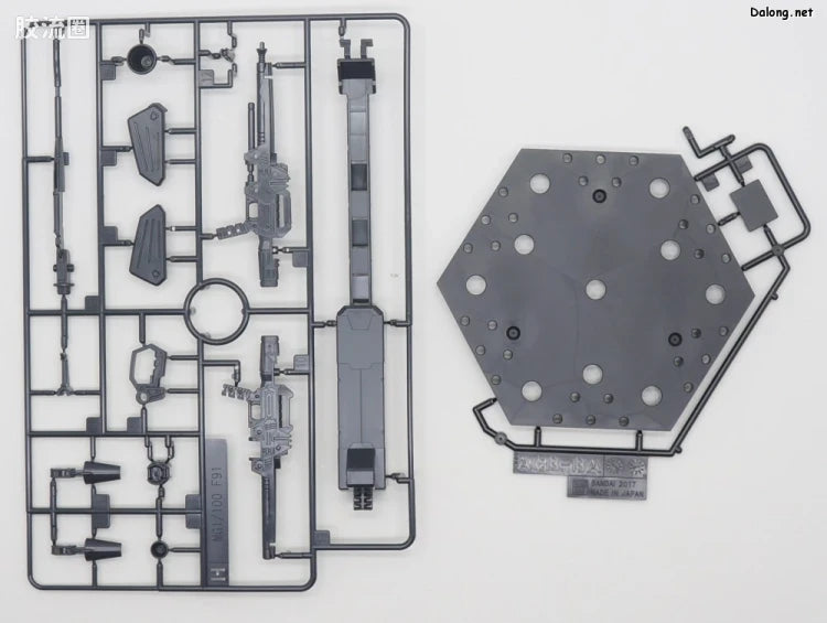 P-Bandai MG 1/100 Gundam F91 Ver.2.0 with Back Cannon & Twin Vesbar